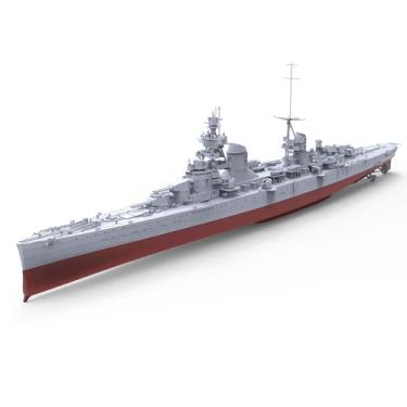 Imagem de MRY-SFW Kit de modelo militar 1/1200 Itália Trento-Class Heavy Cruisers RN Trento, 1942 Casco completo