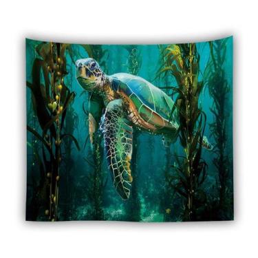 Imagem de Tapeçaria, Plantas Florestais, Parede de Madeiras, 150x150cm, Microtec