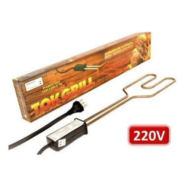 Imagem de Acendedor Elétrico Para Churrasqueiras / Carvão / Lareiras  Resistente