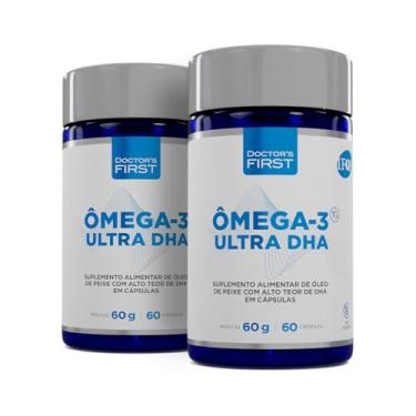 Imagem de Kit 2 Ômega 3 Ultra Suplemento Em Cápsulas 60 Doctors FIRST