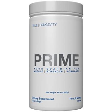 Imagem de DRINK HRW Prime Men's Health Supplement - Enhance Muscle, Strength, Vitality - Scientifically Validated, Premium Ingredients - Boost Energy, Endurance with Creatine+ GAA - Peach Mango (30 Servings)