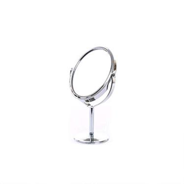 Imagem de CZCZC Espelho de banheiro estúdio desktop espelho de maquiagem dormitório mesa espelho de beleza redondo espelho de beleza 360° dupla face ampliação 1X/2X espelho decorativo espelhos de vaidade