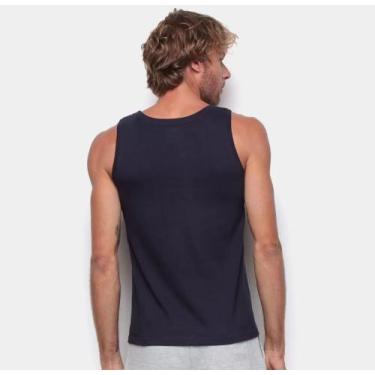Imagem de Regata Hering Alcas Masculina Preta Tamanho P