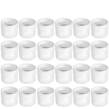 Imagem de SUPPLYGIANT (Pacote com 100) Acoplamento DWV PVC de 5 cm, Conexão Hub x Hub – Encaixe de Drenagem, Resíduos e Ventilação, Branco