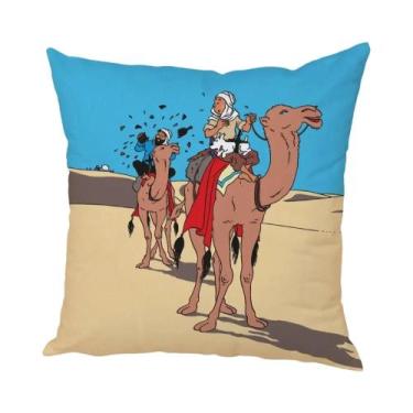 Imagem de Capa De Almofada De Pelúcia Com Estampa De Pug Infantil 45x45cm Para D