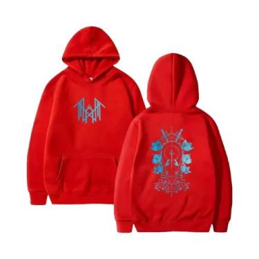 Imagem de Hoodies De Moletom Com Estampa Gráfica Para Homens E Mulheres, Manga L