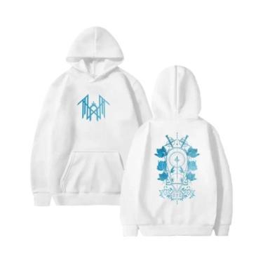 Imagem de Hoodies De Moletom Com Estampa Gráfica Para Homens E Mulheres, Manga L