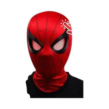 Imagem de Máscara Luminosa Do Homem-Aranha Para Halloween Com Movimento Dos Olho