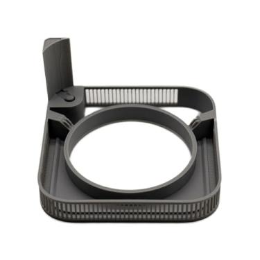 Imagem de Suporte para mac mini M4 2024, suporte de mesa com botão liga/desliga superior, impressão 3D, suporte para computador, botão liga/desliga fácil, suporte horizontal (prata)