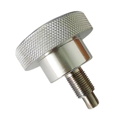 Imagem de Vaveren Pino de trava de bicicleta ergométrica com mola, peça de reposição universal em liga de alumínio para acessórios de ginástica, L