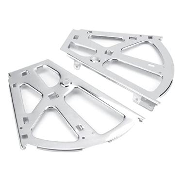 Imagem de EVGATSAUTO Dobradiças de Armário para Sapatos, 2 Peças, Substituição de Armazenamento de Rack de Prateleira de Aço Inoxidável para Instalação de Móveis (Camada Dupla)