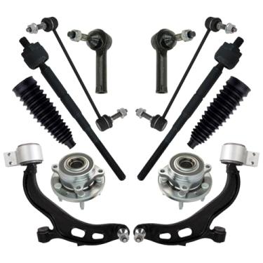 Imagem de TRQ Kit de transmissão de suspensão de direção dianteira compatível com Ford Flex 2012-2015 2012-2016 Taurus 2012-2013 Lincoln MKS MKT