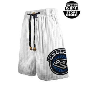Imagem de Bermuda Cyclone Veludo Relax Huricane, Branco, G