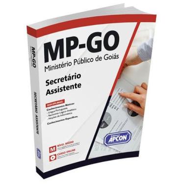 Imagem de Apostila MP-GO 2022 - Secretário Assistente - Apcon