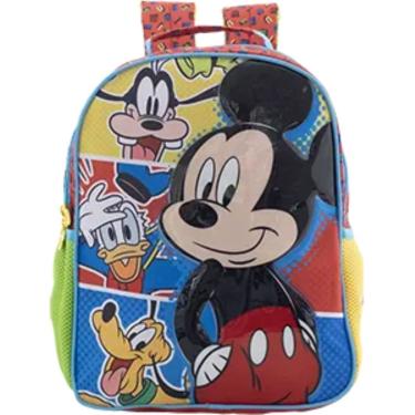 Imagem de Mochila de Costas do Mickey Mouse para Meninos Resistente Reforçada Bolsos para Garrafinha - Mickey Mouse - Xeryus
