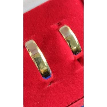 Imagem de Alianças de Noivado Ouro par 18 Kilates aliança de casamento Acessório