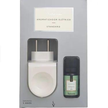 Imagem de Aromatizador Elétrico Standard + Essência Bamboo Via Aroma, Branco com