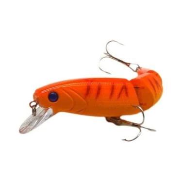 Imagem de Isca Dura Para Pesca De Robalo Com Olhos 3D Crankbaits Minnow Swimbait