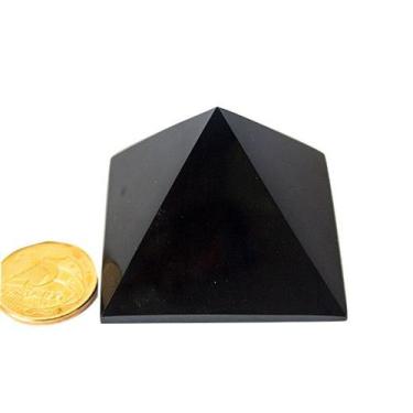 Imagem de Pirâmide Obsidiana Negra 50 a 60mm entre 100 a 150g Classe A - Cristai