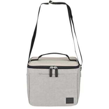 Imagem de Out of the Woods Mini Cooler Dolphin – Bolsa térmica térmica para viagem – Bolsa de piquenique vegana/bolsa térmica com zíper no corpo e bolso frontal – Bolsa térmica lateral macia sustentável com alças..