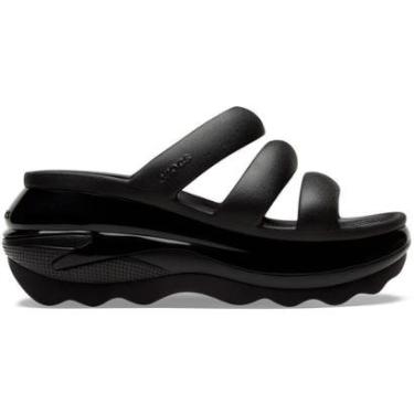 Imagem de Sandália crocs classic mega crush triple strap black-Unissex