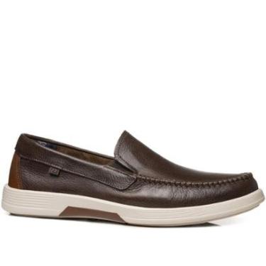 Imagem de Mocassim Pegada Masculino em Couro Coffe 142304-03-Masculino