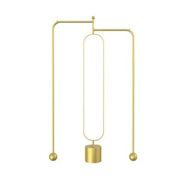 Imagem de x3anggyt5 Espelhos de comprimento total giratório quarto espelho de chão e cabideiro de sala de estar canto espelho de comprimento total pendurar cabideiro casa espelho de corpo inteiro (ouro)