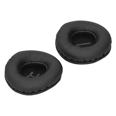 Imagem de Qinlorgo Substituição Universal de Protetores de Ouvido Redondos de 65 Mm, Protetores de Ouvido de Espuma de Memória Macia, Almofadas de Fone de Com Bloqueio de Ruído Com Sinal L R, Ideal para Fone