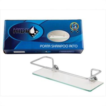 Imagem de Acessorio Wc Hidrolar Porta Shampoo Reto Cromado 30128