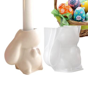 Imagem de Formas De Silicone Para Páscoa,Ferramentas de Artesanato com Liberação Fácil,Moldes para Velas e Resina Epóxi | Para Cera Gesso Decoração Casa Artes Iniciantes Família