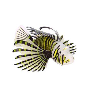 Imagem de Peixe de Aquário Tanque Peixes Decoração Artificial Leão Brilhante Ornamentação Flutuante