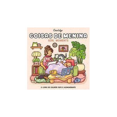 Imagem de Coisas De Menina (Girl Moments)  Livro De Colorir Coco Wyo Com Ilustra