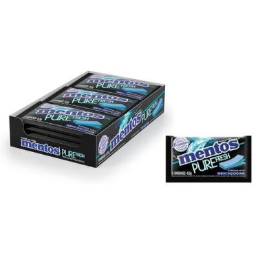 Imagem de Chiclete Pure Fresh Mentos Strong Mint 12un