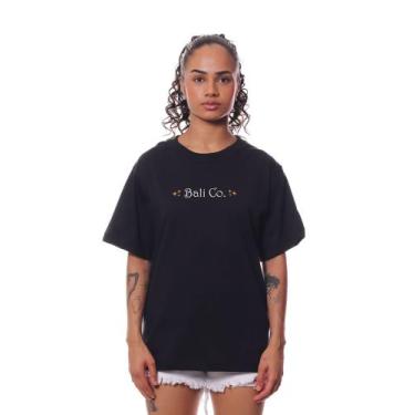 Imagem de Camiseta Bali Company Fem Céu Estrelado, Preto, gg