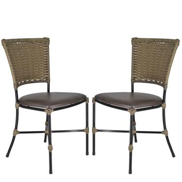 Imagem de Jogo De Cozinha Cadeiras Gramado Pequi Ratan