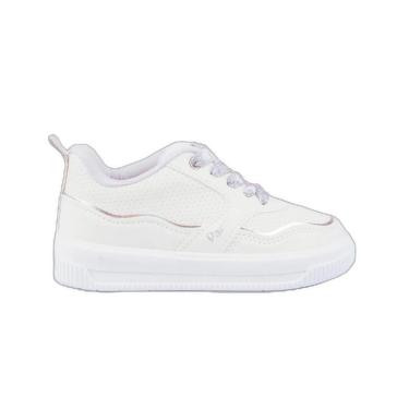 Imagem de Tênis Infantil Pampili Menina UP Branco E Colorido Versátil-Feminino