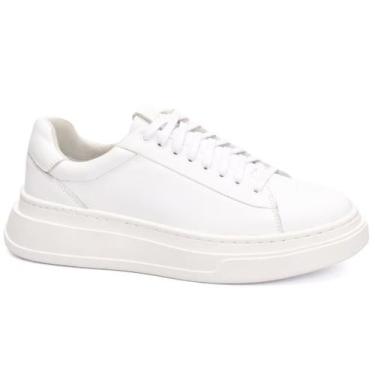 Imagem de Tênis Masculino Casual Couro Legítimo Confortável Moderno - Kraus, Bra