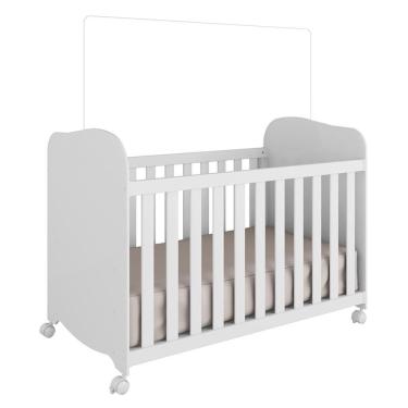 Imagem de Berço Americano Uli Branco Brilho - Móveis Peroba