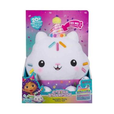 Imagem de Pelúcia Cakey Cat Com Luz e Som Gabbys - Sunny