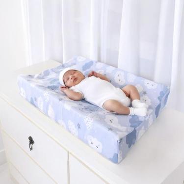 Imagem de Trocador De Fraldas Anatômico Impermeável 01 peça - MARIAS BABY, NUVEM
