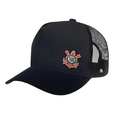 Imagem de Boné SuperCap Corinthians Silk Frontal Trucker-Masculino
