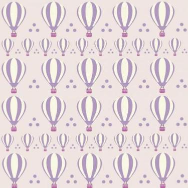 Imagem de Papel De Parede Infantil Balão Rosa - Drop de Casa