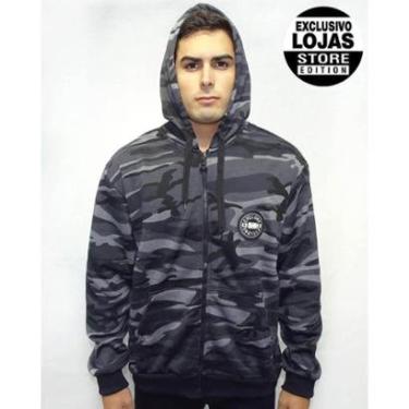 Imagem de Cyclone Casaco Canguru Camuflado Rubber CINZA P/S-Masculino
