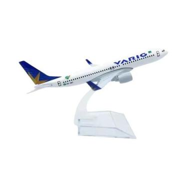 Imagem de Modelo De Avião Em Metal Fundido De 16CM, Brinquedo Colecionável 737 7