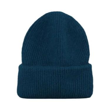 Imagem de Chapéu De Inverno Feminino, Gorro Quente De Pele De Coelho Real, Gorro