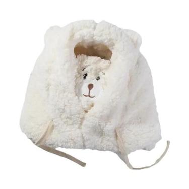 Imagem de Gorro De Lã Com Orelhas De Urso Em Estilo Cartoon Para Mulheres, Aquec