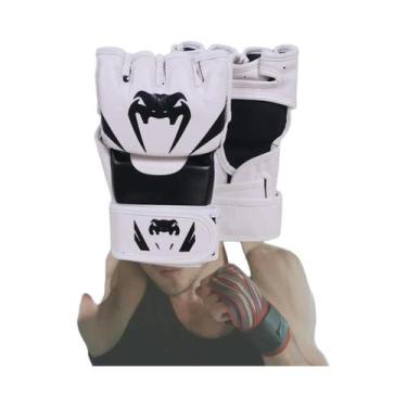 Imagem de Luvas De Boxe MMA Unissex Adulto Em Couro PU Impermeável, Resistentes 