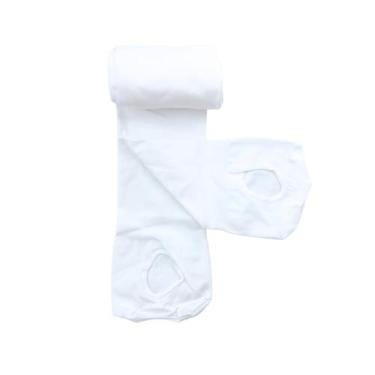 Imagem de Meia Calça de Suplex Pas Classique Conversível Fio 80 -, Branco, G/GG-