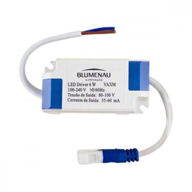 Imagem de Driver Reator Fonte P/Painel Led Blumenau 06W, Bivolt