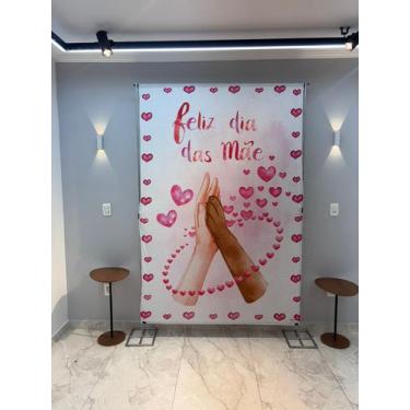Imagem de Painel Festa Retangular Para Casado 1,5x2,2m Dia Das Mães 4 - Fantasia